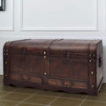 2026 Leepesx Baule del Tesoro Vintage Grande Marrone Tavolino Salotto Tavolino da Divano Libreria Scaffale Tavolino Divano Laterale Tavolino Caffè