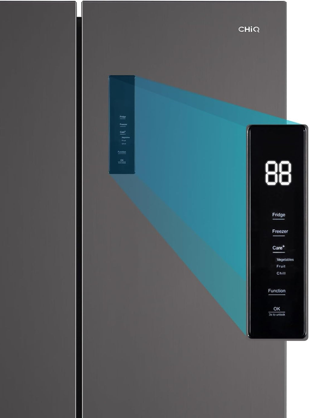 2026 Réfrigérateur américain multi-portes CHIQ CCD503NEIBE, 503 litres