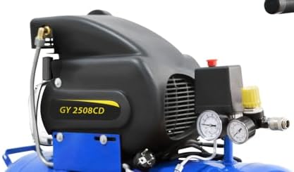 2026 GOODYEAR - Compresseur d'air 50L 230V 8 bar 115 PSI Débit max 210 L/min Silencieux