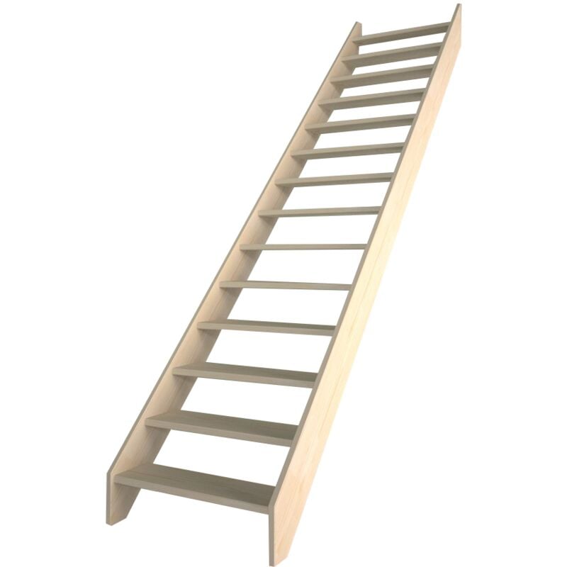 2026 Escalier de meunier peu encombrant MGS65  65 cm de large  Hauteur 280 cm