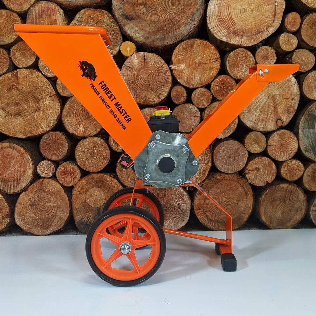 2026 Forest Master FM4DDE broyeur de Jardin électrique 2800 W 4 CV pour Branches, Feuilles de Bois