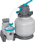 2026 Bestway Pompe de Filtration à Sable pour Piscine Hors Sol 8 327 L - 55,5 cm x 44 cm x 60 cm - Gris/Vert