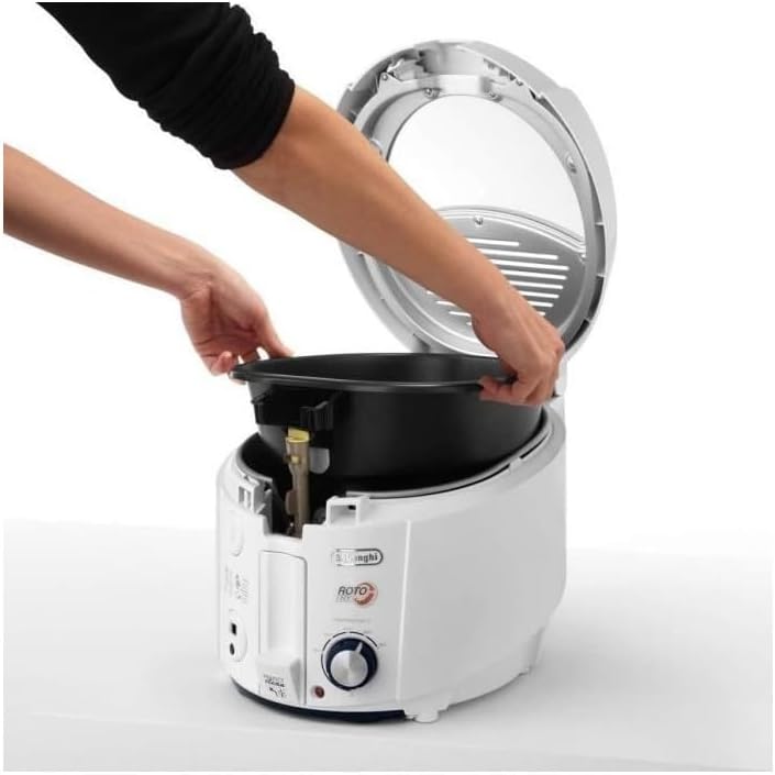2026 F38436 RotoFry Friggitrice, 1800 W, 1.5 Litri, Plastica, Bianco