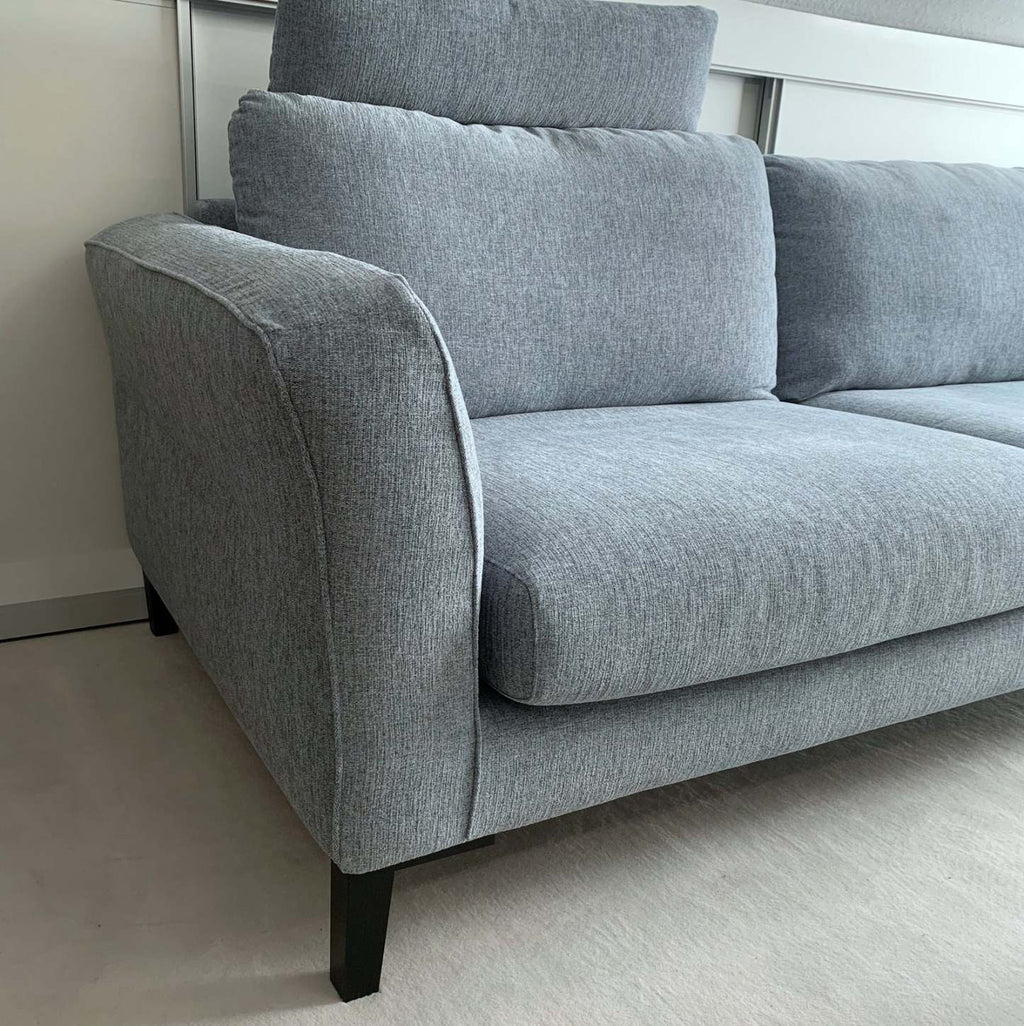 2026 Ausstellungsstück Sits Ecksofa Anja, hellblau, 293 x 221cm, Bezug anbehmbar