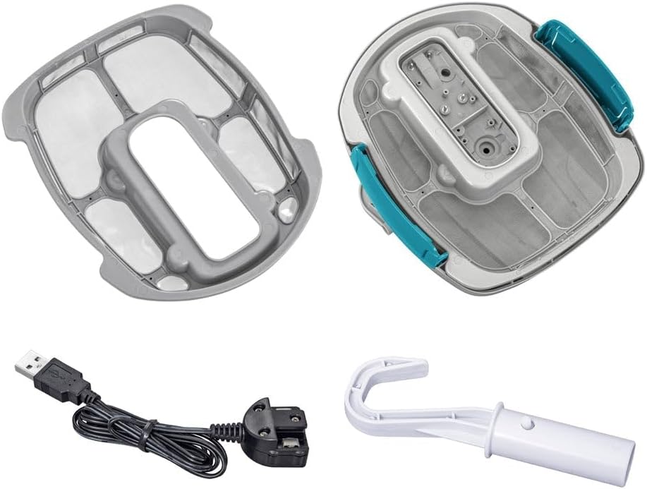 2026 Bestway Robot aspirateur de Piscine Automatique AquaTronix G100-27 cm x 24,4 cm x 15,5 cm - Gris/Vert