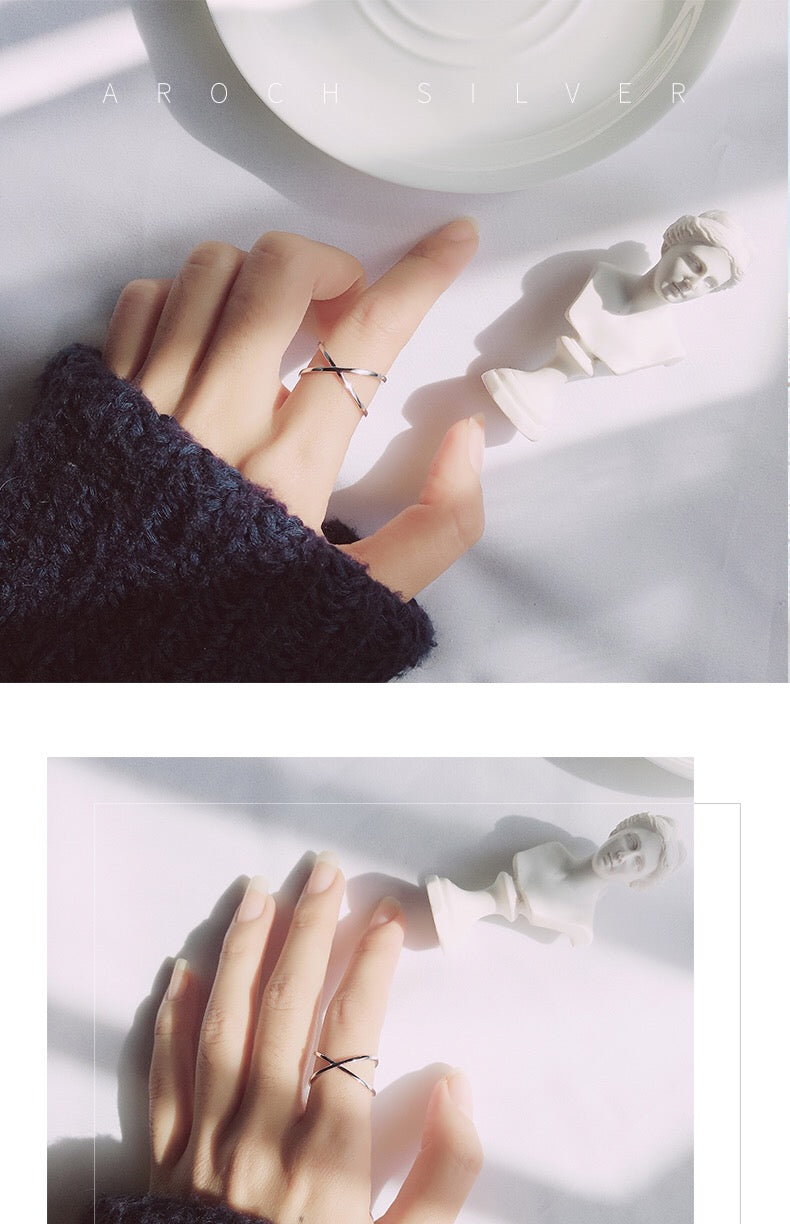 Sterling Silver Women's Jewelry, Large Retro Rings, Ladies Adjustable Rings