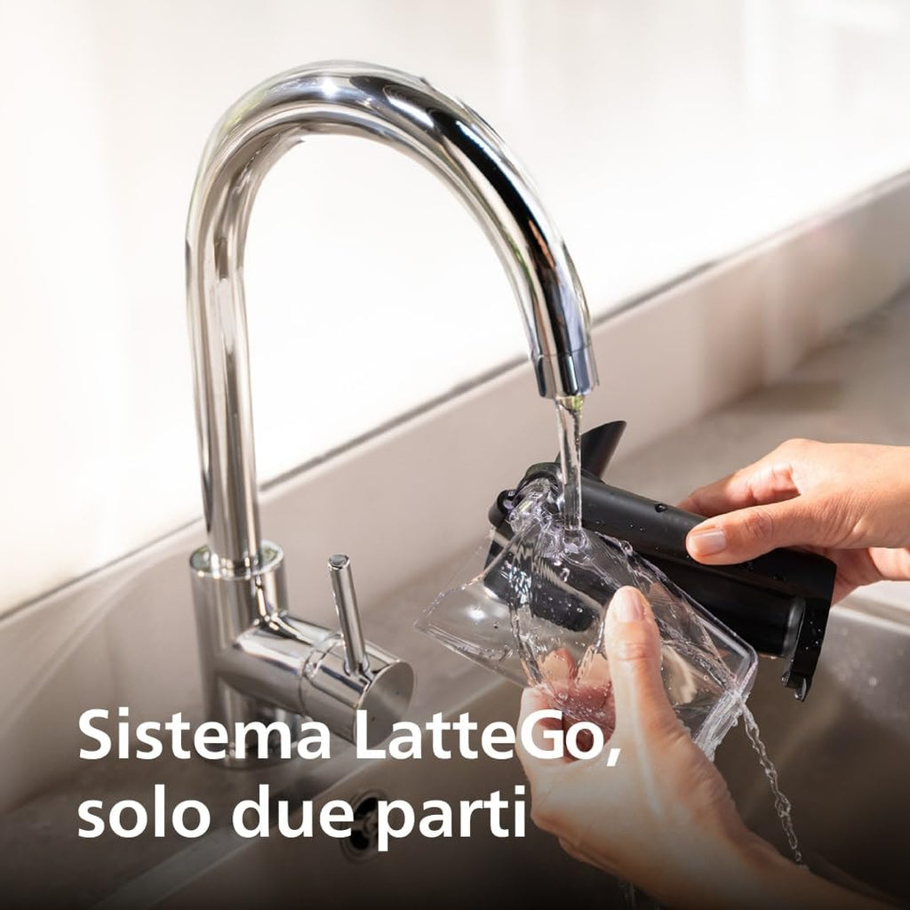 2026 Serie 5500 Macchina per Espresso Completamente Automatica - 20 caffè Caldi e con Ghiaccio, Sistema LatteGo Veloce da Pulire, 40% Più Silenziosa con SilentBrew, QuickStart, Grigio (EP5544/50)