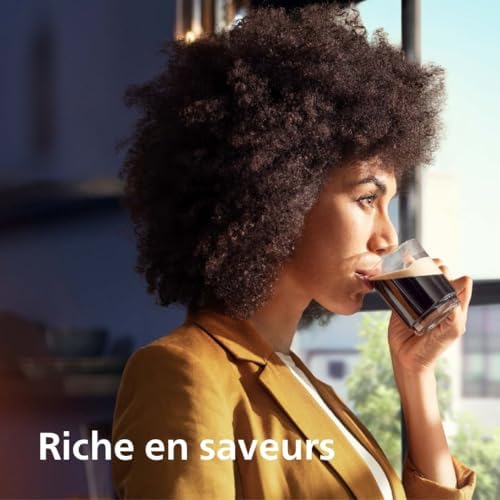 2026 Philips Machine à Expresso Entièrement Automatique 5500 Series–20 Boissons Chaudes et Glacées, Carafe LatteGo Facile à Nettoyer, SilentBrew 40% Plus Silencieuse, QuickStart, Noir et Argent (EP5546/70) : Cuisine et Maison