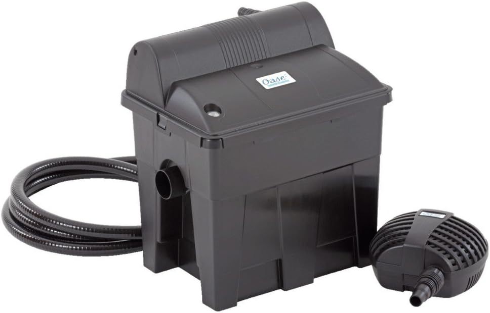 2026 OASE 56789 Durchlauffilter BioSmart Set 36000 geeignet für Teiche bis 36 m³, Filtersystem, Filterkomplettset inkl Filtermaterial, Teichpumpe und UVC Klärer
