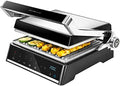 2026 Cecotec Grill électrique Rock’nGrill Smart. Système de réglage de la puissance, du temps et de la température de 2000 W, ouverture à 180 °, plaques amovibles allant au lave vaisselle : Cuisine et Maison
