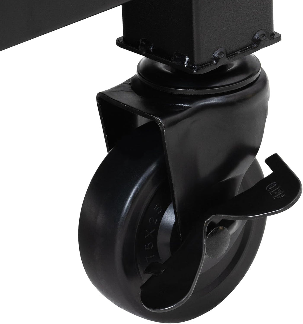 2026 Carrello per barbecue BBQ-Toro 103,5 x 59 x 81 cm | argento/nero | Tavolo per barbecue con ampio piano di lavoro | Tavolo per barbecue outdoor, carrello per servire, carrello da giardino all'aperto