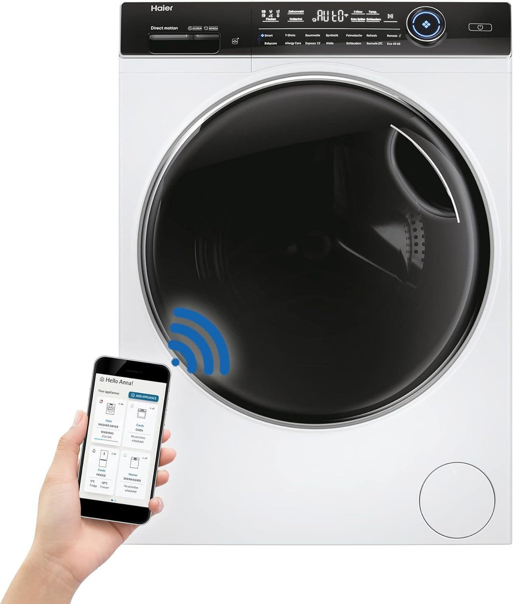 2026 Haier I-PRO SERIE 7 HW70-B14979 I Frontlader Waschmaschine 7kg I Washing Machine mit A-Effizienz, 1.400 U/Min. & leisem Direktantrieb I Inkl. Dampffunktion, Selbstreinigungssystem & Refresh-Programm