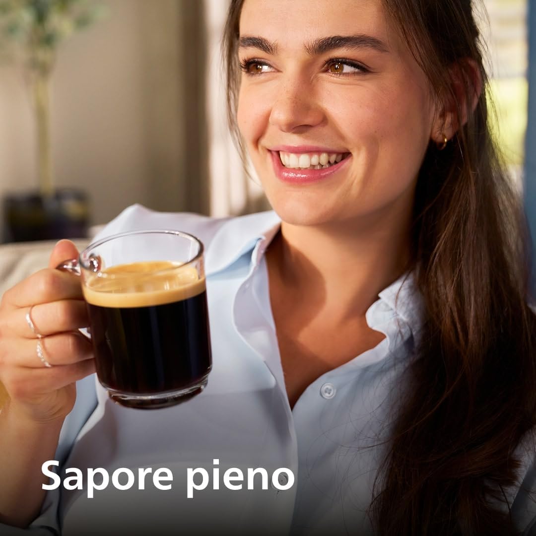 2026 Serie 5500 Macchina per Espresso Completamente Automatica - 20 caffè Caldi e con Ghiaccio, Sistema LatteGo Veloce da Pulire, 40% Più Silenziosa con SilentBrew, QuickStart, Grigio (EP5544/50)