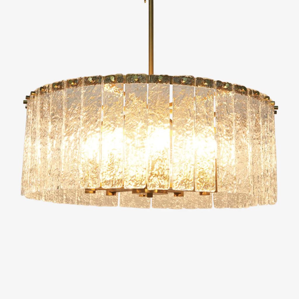 Mid Century Luxury Glass Chandelier For Living Room