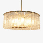 Mid Century Luxury Glass Chandelier For Living Room