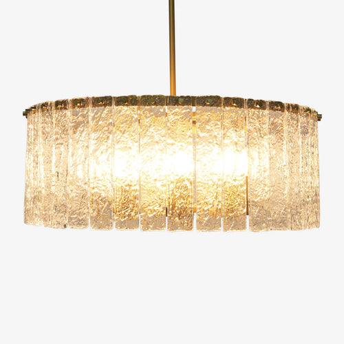 Mid Century Luxury Glass Chandelier For Living Room