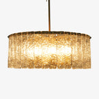 Mid Century Luxury Glass Chandelier For Living Room