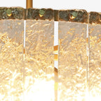 Mid Century Luxury Glass Chandelier For Living Room