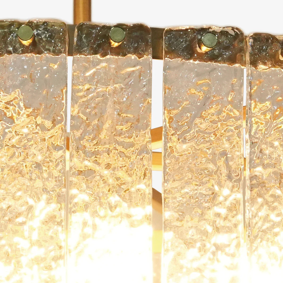 Mid Century Luxury Glass Chandelier For Living Room