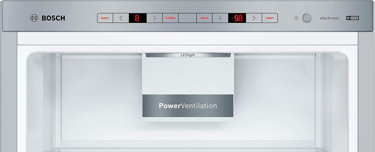 2026 Bosch KGE398IBP - Série 6, Réfrigérateur combiné pose-libre, 201 x 60 cm, Inox anti trace de doigts