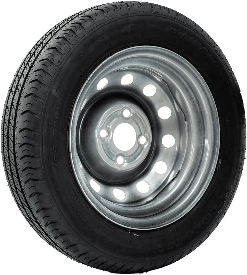 2026 UNITRAILER 2 x Roue de Remorque 155/70 R13 XL avec Jante 4JX13 - Haute Capacité de Charge