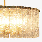 Mid Century Luxury Glass Chandelier For Living Room