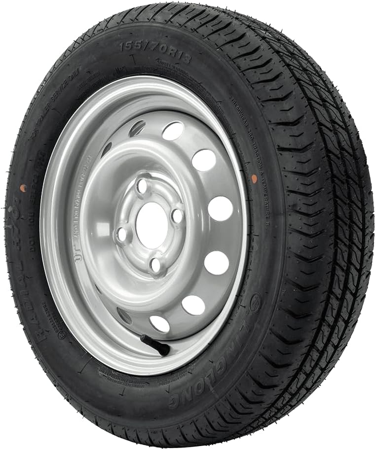 2026 UNITRAILER 2 x Roue de Remorque 155/70 R13 XL avec Jante 4JX13 - Haute Capacité de Charge