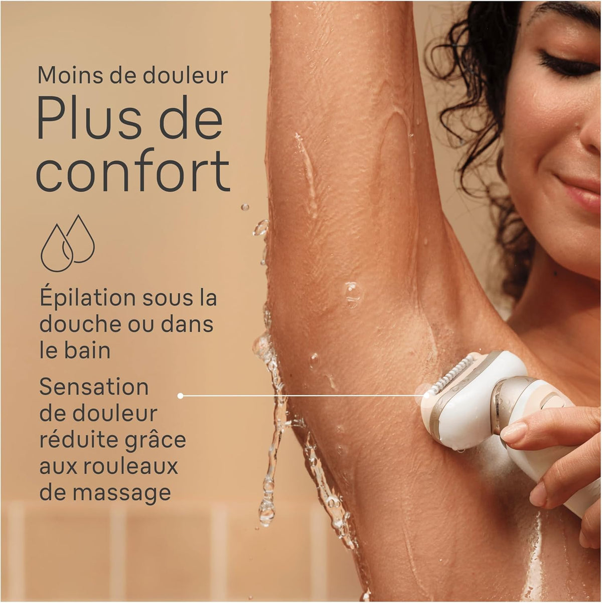 2026 Braun Epilateur Electrique Pour Femmes Silk-épil 9 9-041 3D, Tête Flexible 360°, Etanche, Sans Fil, Kit D’Epilation Avec Tête De Rasoir, Sabot Tondeuse, Rouleaux Massage, Pour Tondre Et Raser