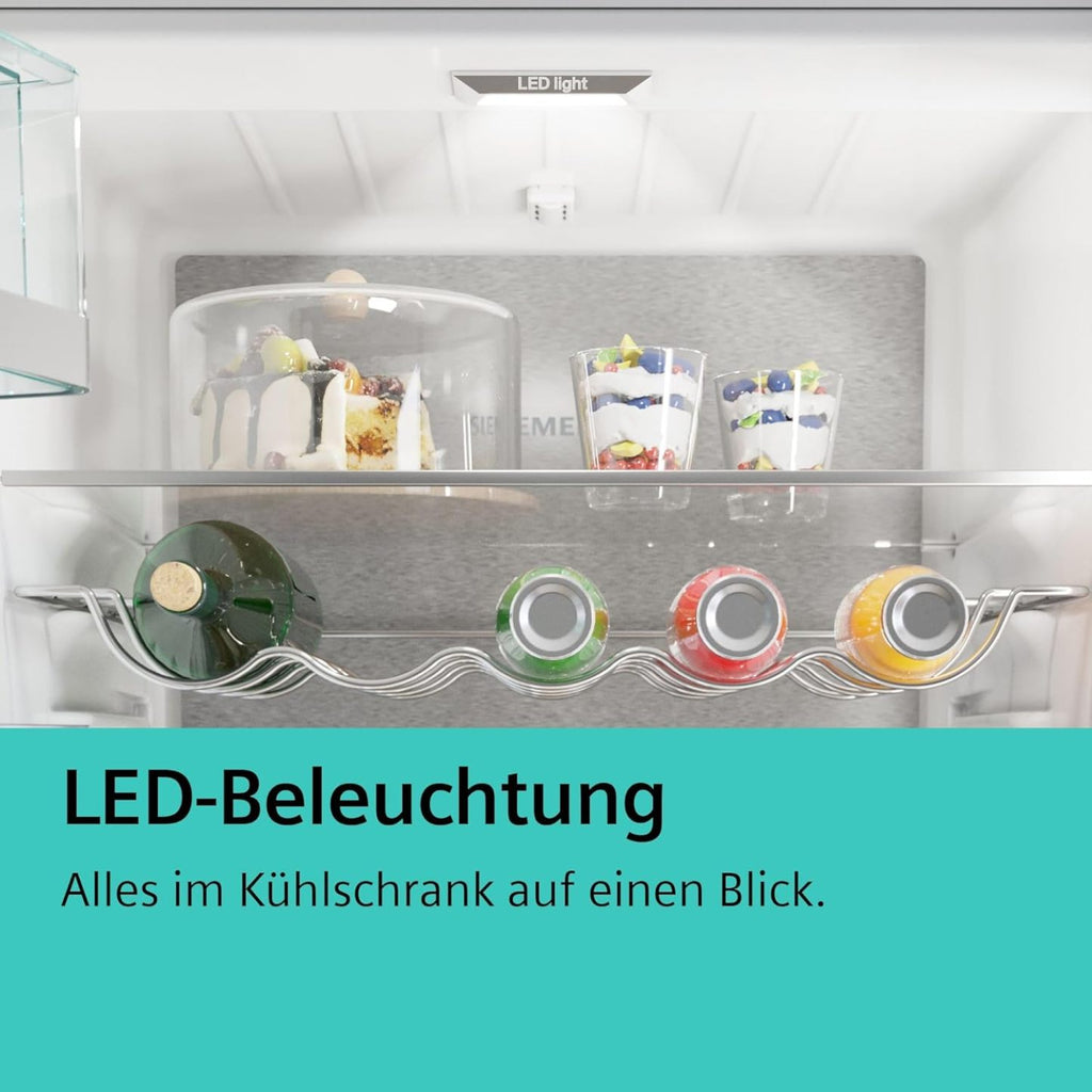 2026 SIEMENS KF96NVPEA iQ300 Multi-Door-Kühlschrank, 183 x 91 cm, 405 L Kühlen & 200 L Gefrieren, hyperFresh längere Frische, noFrost nie wieder abtauen, superCooling schnellere Kühlung