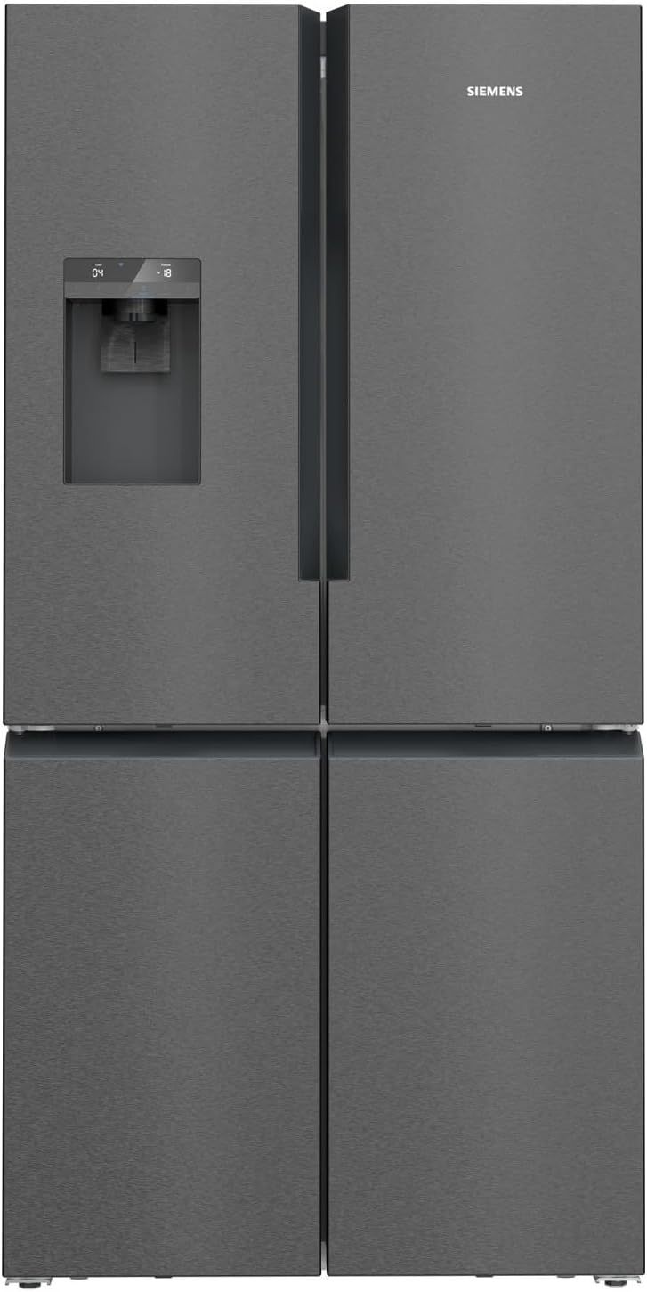 2026 SIEMENS KF96NVPEA iQ300 Multi-Door-Kühlschrank, 183 x 91 cm, 405 L Kühlen & 200 L Gefrieren, hyperFresh längere Frische, noFrost nie wieder abtauen, superCooling schnellere Kühlung