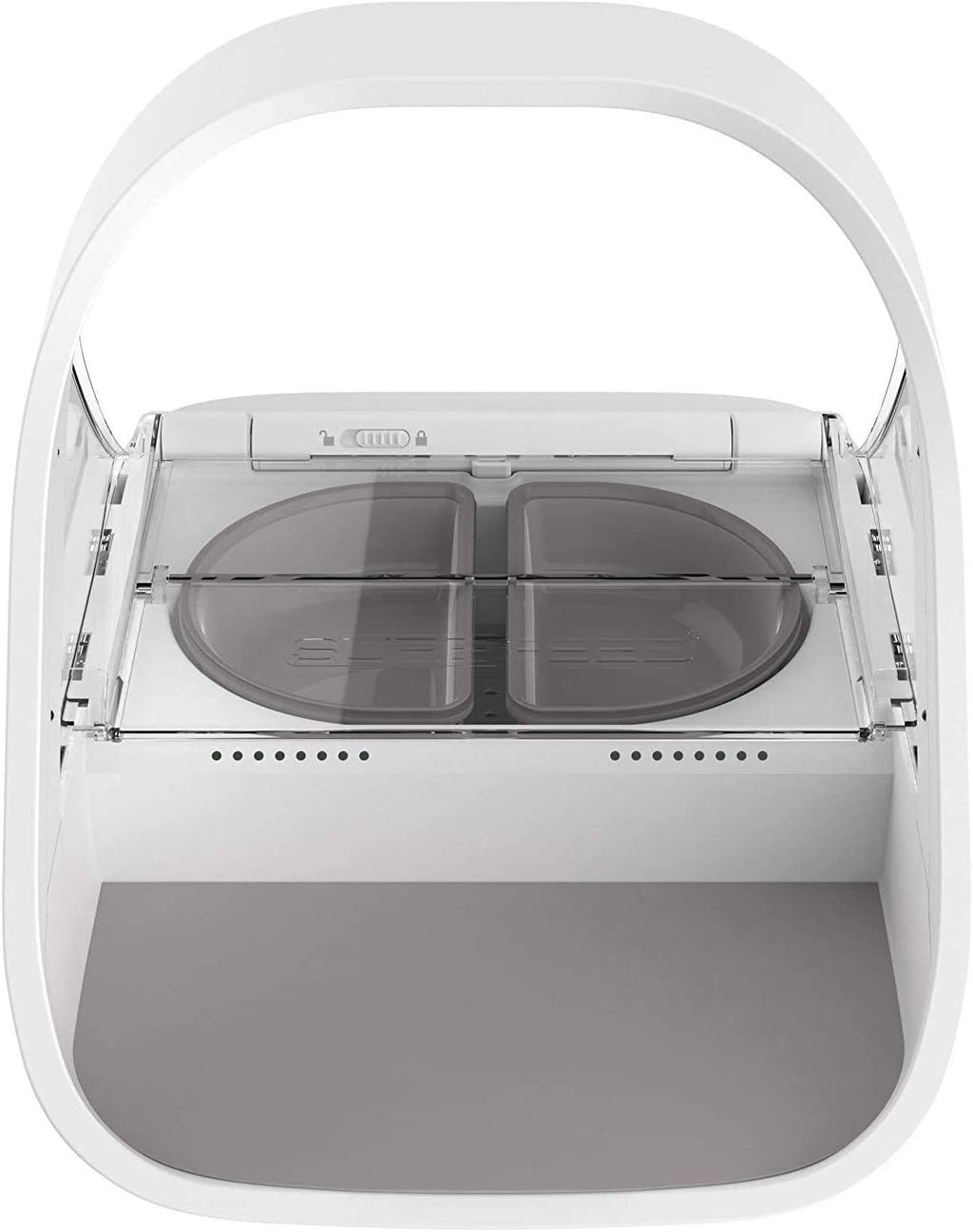 2026 Sure PetCare | Distributeur de Nourriture Connect à Puce électronique SureFeed, Compatible avec Les médaillons d'identification par radiofréquence, contrôle par Application Mobile, Blanc