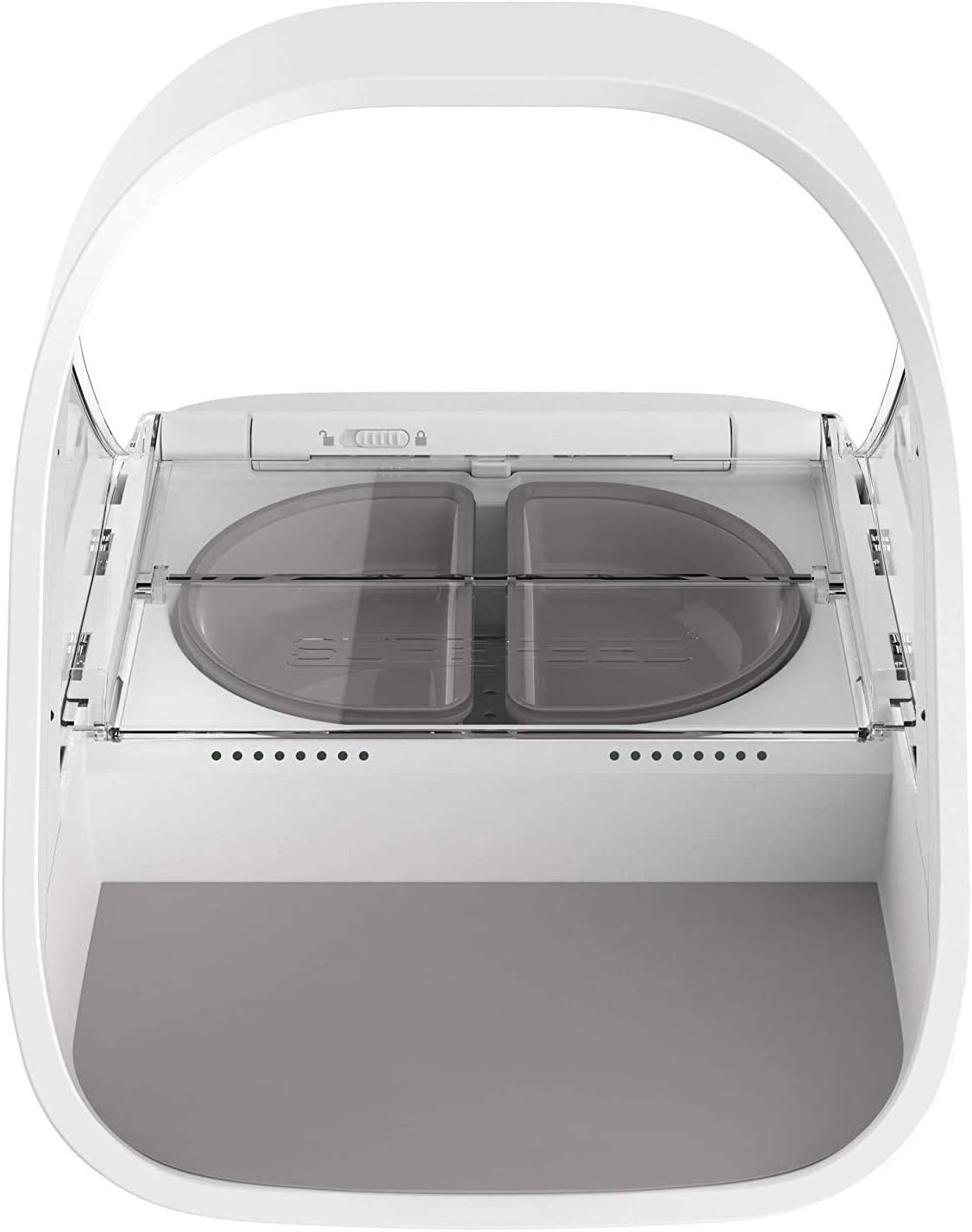 2026 Sure PetCare | Distributeur de Nourriture Connect à Puce électronique SureFeed, Compatible avec Les médaillons d'identification par radiofréquence, contrôle par Application Mobile, Blanc