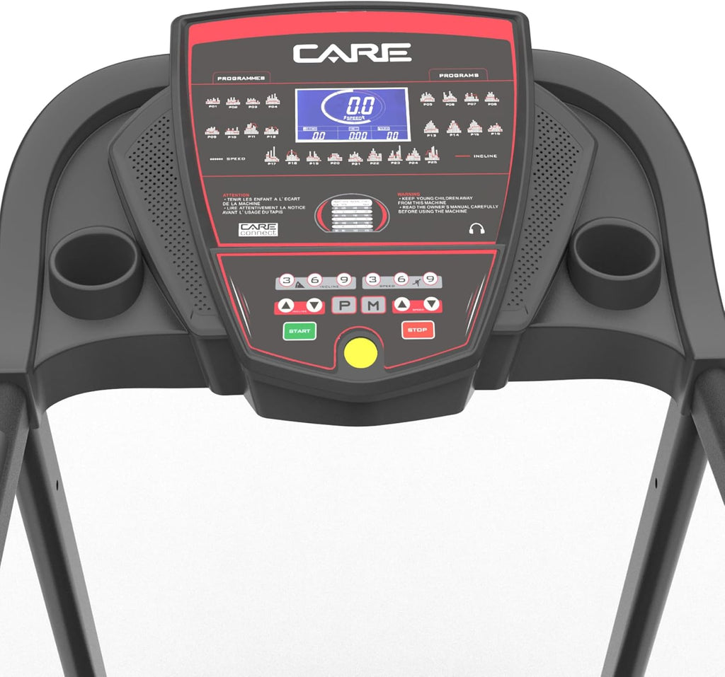 2026 - Tapis de Course Connecté Jog Runner - Tapis de Marche Électrique Inclinable et Pliable - Jusqu'à 18km/h - 18 Niveaux d'Inclinaison - 25 Programmes
