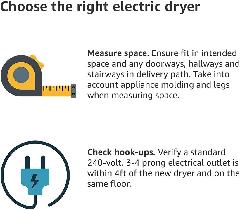 2026 Sèche-linge électrique Kenmore à chargement frontal de 74 cm (29 po) avec protection anti-froissage et capacité totale de 198 litres (7 pi³), blanc