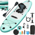 2026 JUMMICO Stand Up Paddling Board, 320 cm x 80 cm x 15 cm, Planche de Sup Gonflable, Stand Up Paddle 2-en-1 avec siège de Kayak, Protection réglable Contre Les Rayures et Accessoires, jusqu'à 160 kg