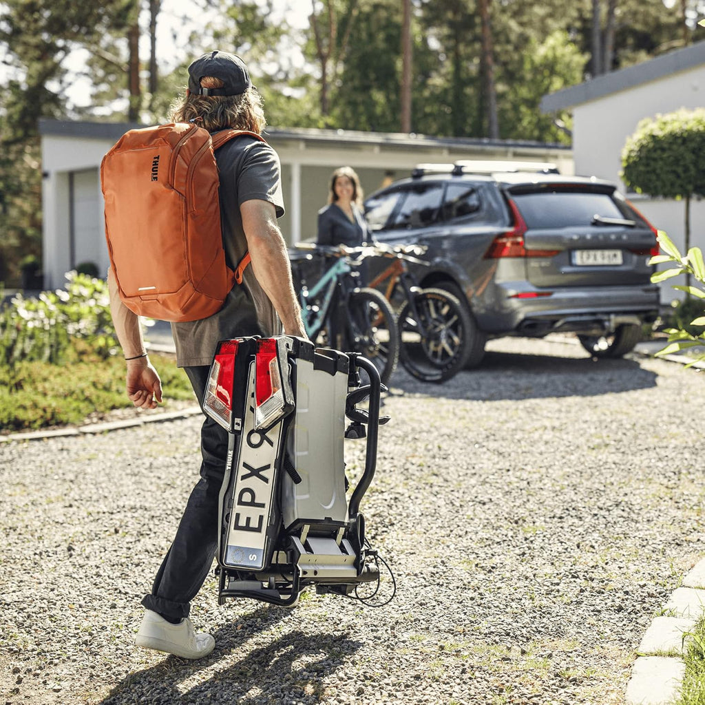 2026 Thule EasyFold XT Porte-Vélos, Porte-Vélos sur Attelage Black/Aluminum 2 Bikes