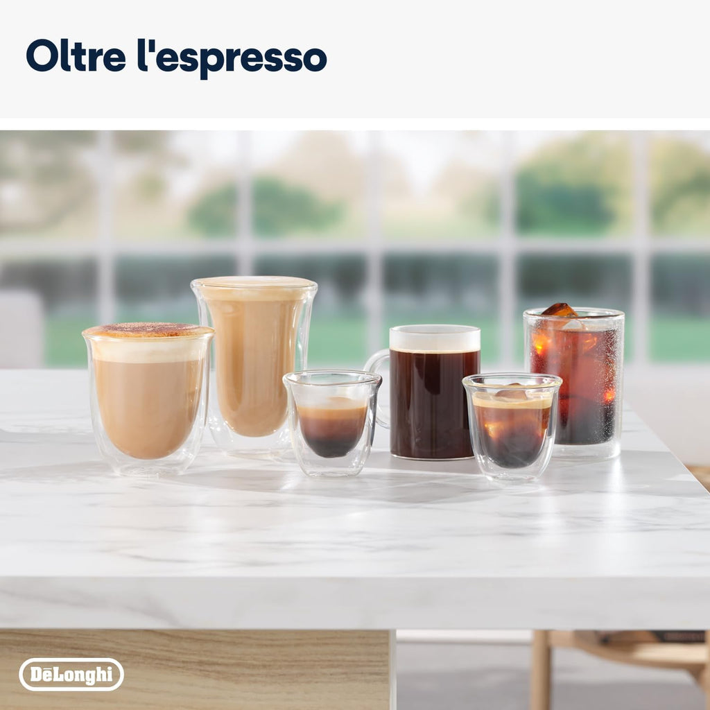 2026 La Specialista Opera EC9555.M, Macchina Caffè Espresso con Macinacaffè Integrato, Funzione Cold Brew, Inclusa Lancia per Schiumatura del Latte, Include Accessori Welcome Set, 1550W, Metallo