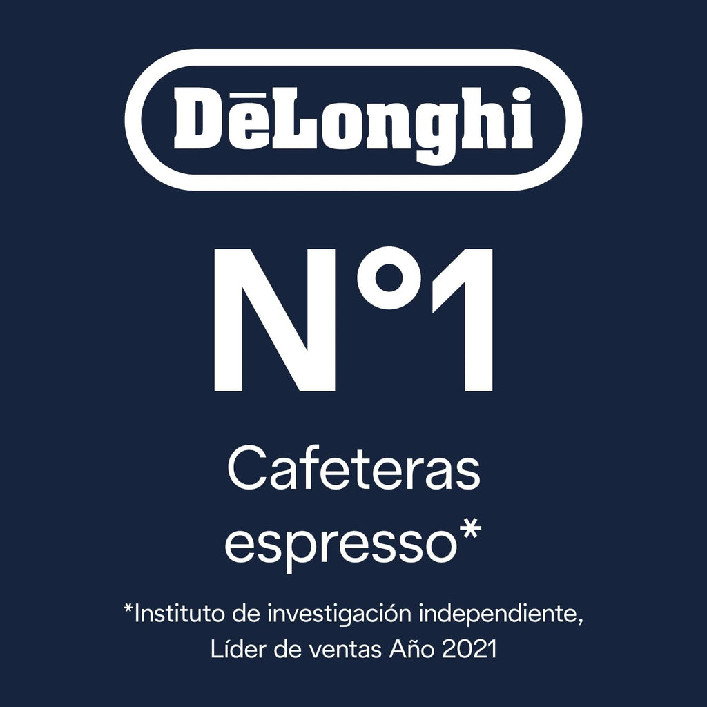 2026 De'Longhi Dedica – Cafetière à pompe en acier inoxydable pour café moulu ou individuel, expresso et cappuccino, réservoir de 1,3 litre, système anti-goutte, modèle EC685.M, couleur métal