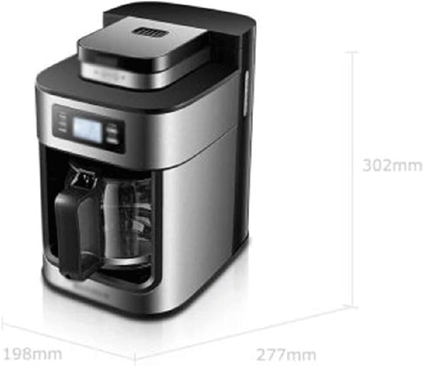 2026 Machines à Café Machine à Café, Machine à Café Entièrement Automatique Grinder Machine à Café à Domicile Poudre de Soja Machine à Café à Café à Double