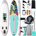 2026 Niphean Paddle Gonflable Adulte avec Tous Les Accessoires, 320cm Planches de Stand Up Paddle Gonflables pour Tous Les Niveaux, Sup avec Capacité 200 kg pour 2 Personnes, Paddle Gonflable avec Siège
