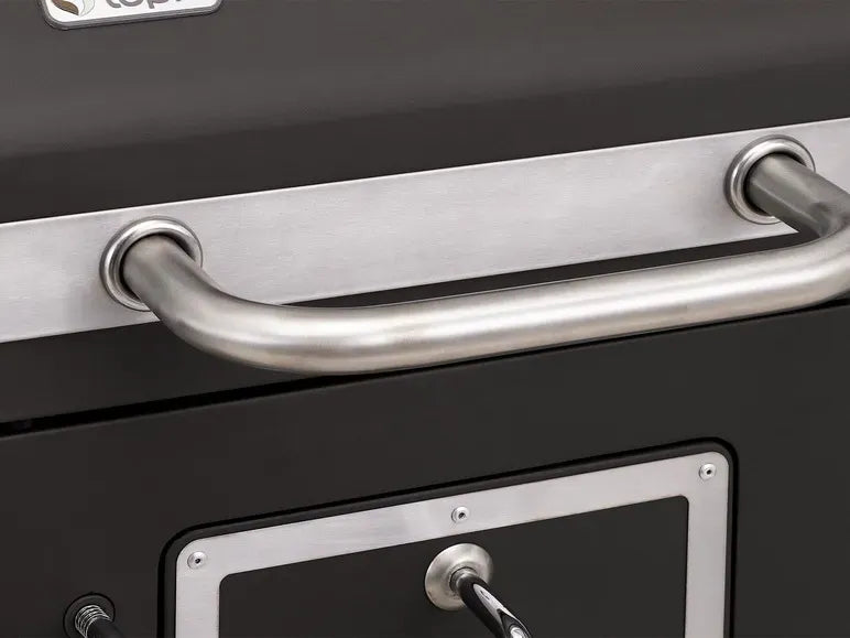 2026 tepro Kohle-Gas-Grill »Toronto Kombi«, 8,7 kW Leistung, 3 Edelstahlbrenner, 2 Ablagen