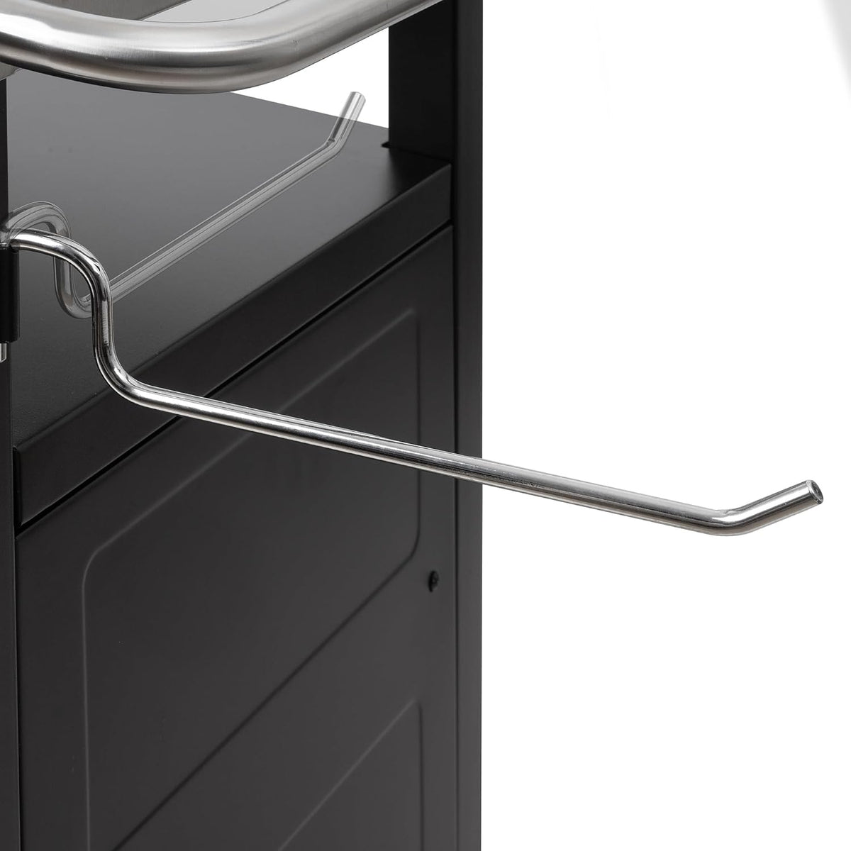 2026 Carrello per barbecue BBQ-Toro 103,5 x 59 x 81 cm | argento/nero | Tavolo per barbecue con ampio piano di lavoro | Tavolo per barbecue outdoor, carrello per servire, carrello da giardino all'aperto