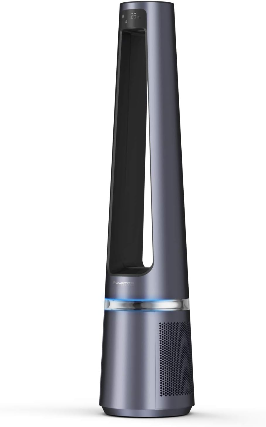 2026 Rowenta Eclipse 2-en-1 Ventilateur purificateur, Ventile et filtre l'air, Particules fines, 32 dB (A), Puissant, Oscillation, 12 vitesses, Minuteur, Départ différé QU5030F0