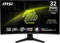 2026 MSI MAG 32CQ6F Écran Gaming incurvé FHD de 32 - Dalle Rapid VA 2560 x 1440 1500R, 180 Hz / 0,5ms, DisplayHDR 400, AMD FreeSync, AI Vision, Compatible VESA, inclinable - HDMI 2.0b, DP 1.4a