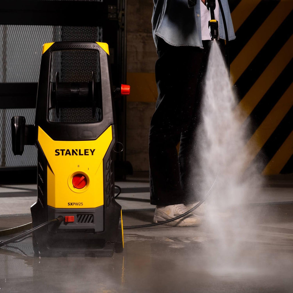 2026 Nettoyeur haute pression Stanley SXPW24BX | Haute pression | Pour automobiles et surfaces extérieures | Avec nettoyeur de surface et brosse fixe | Pression maximale 170 bars | Débit maximal 500 l/h | Consommation