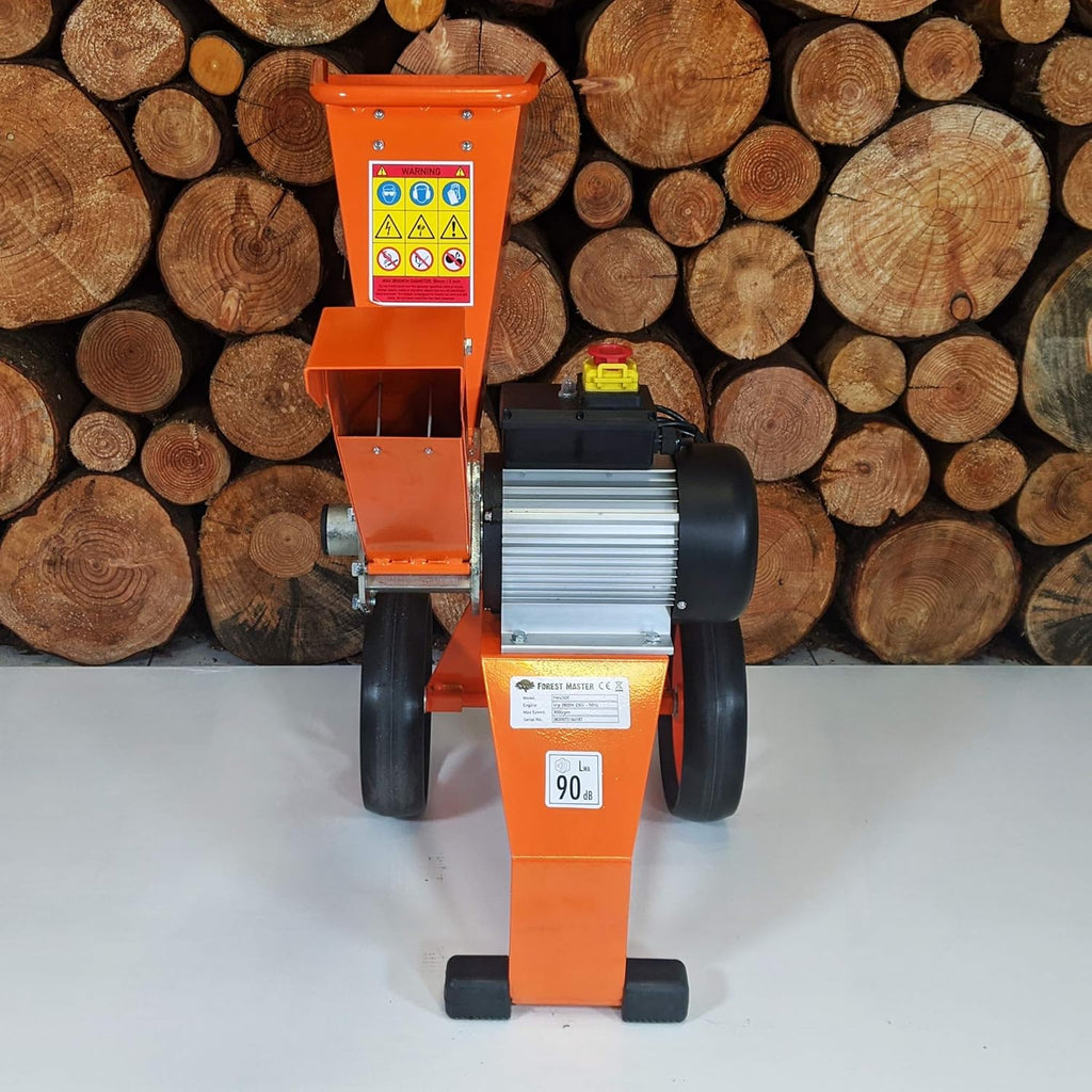 2026 Forest Master FM4DDE broyeur de Jardin électrique 2800 W 4 CV pour Branches, Feuilles de Bois