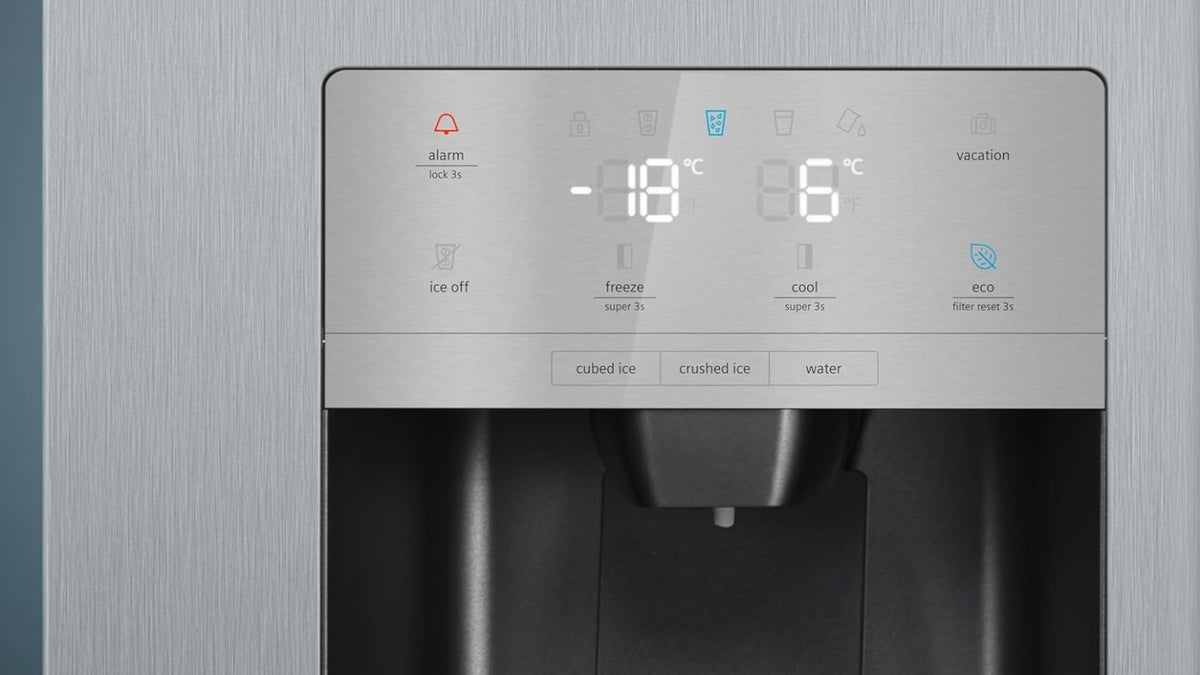 2026 SIEMENS KF96NVPEA iQ300 Multi-Door-Kühlschrank, 183 x 91 cm, 405 L Kühlen & 200 L Gefrieren, hyperFresh längere Frische, noFrost nie wieder abtauen, superCooling schnellere Kühlung