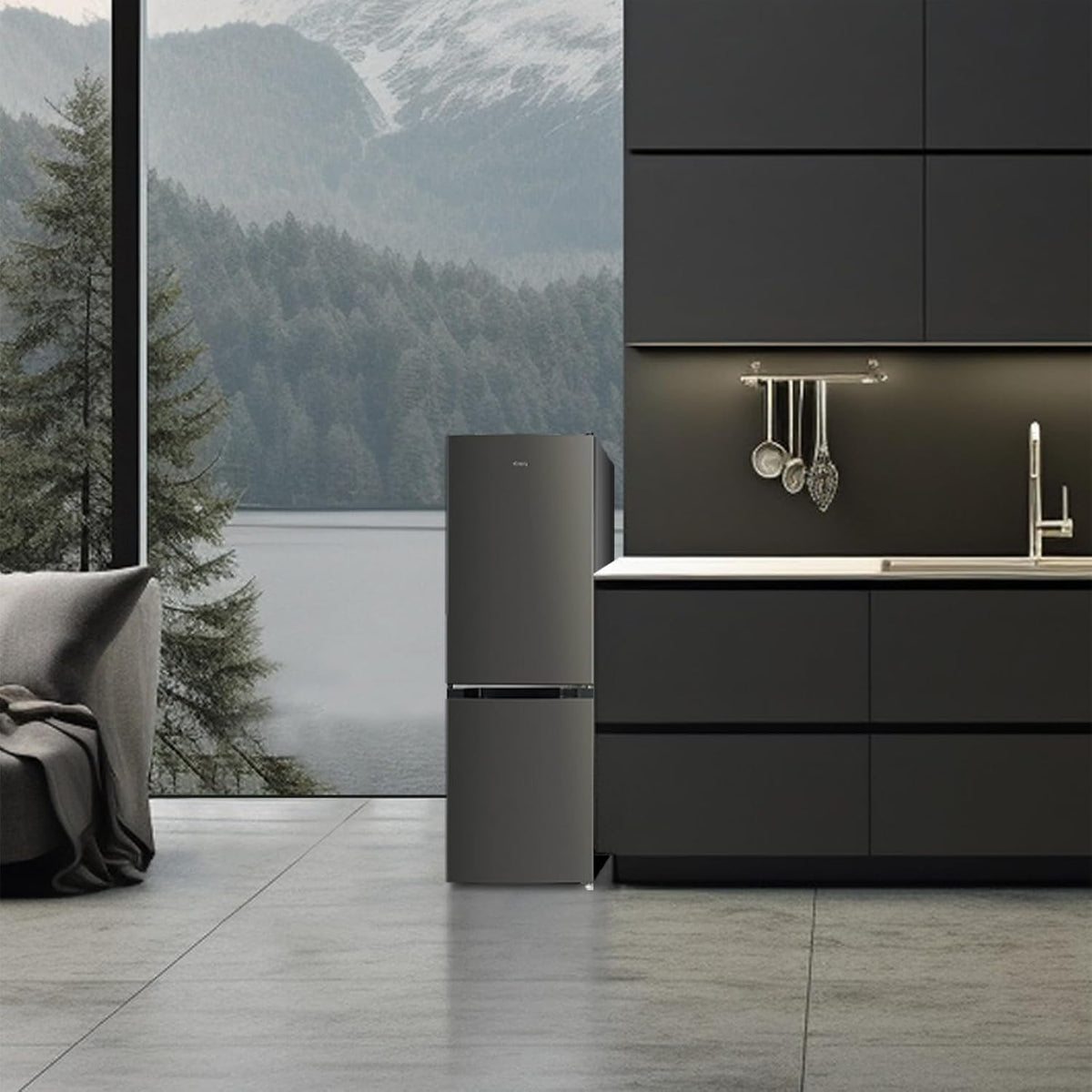 2026 CHiQ Frigorifero Combinato 157L FBM157L42, Basso Gelo, Altezza 144 cm, Larghezza 47 cm, Ultraleggero 39 db, 12 anni di garanzia sul compressore
