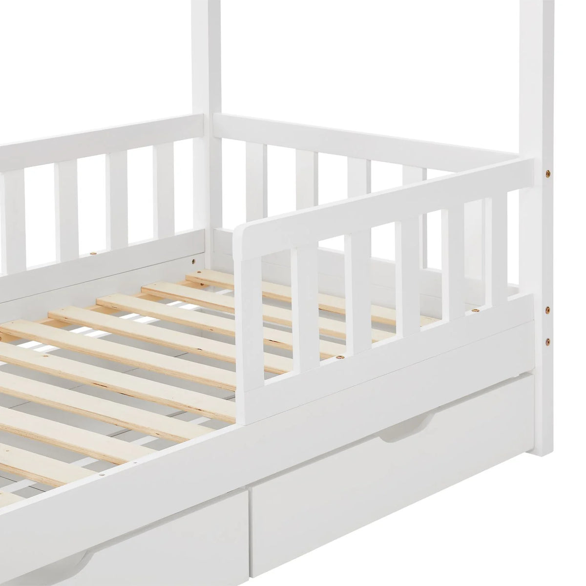 2026 Lit enfant Marli 2025, 80 x 160 cm, avec tiroirs de rangement