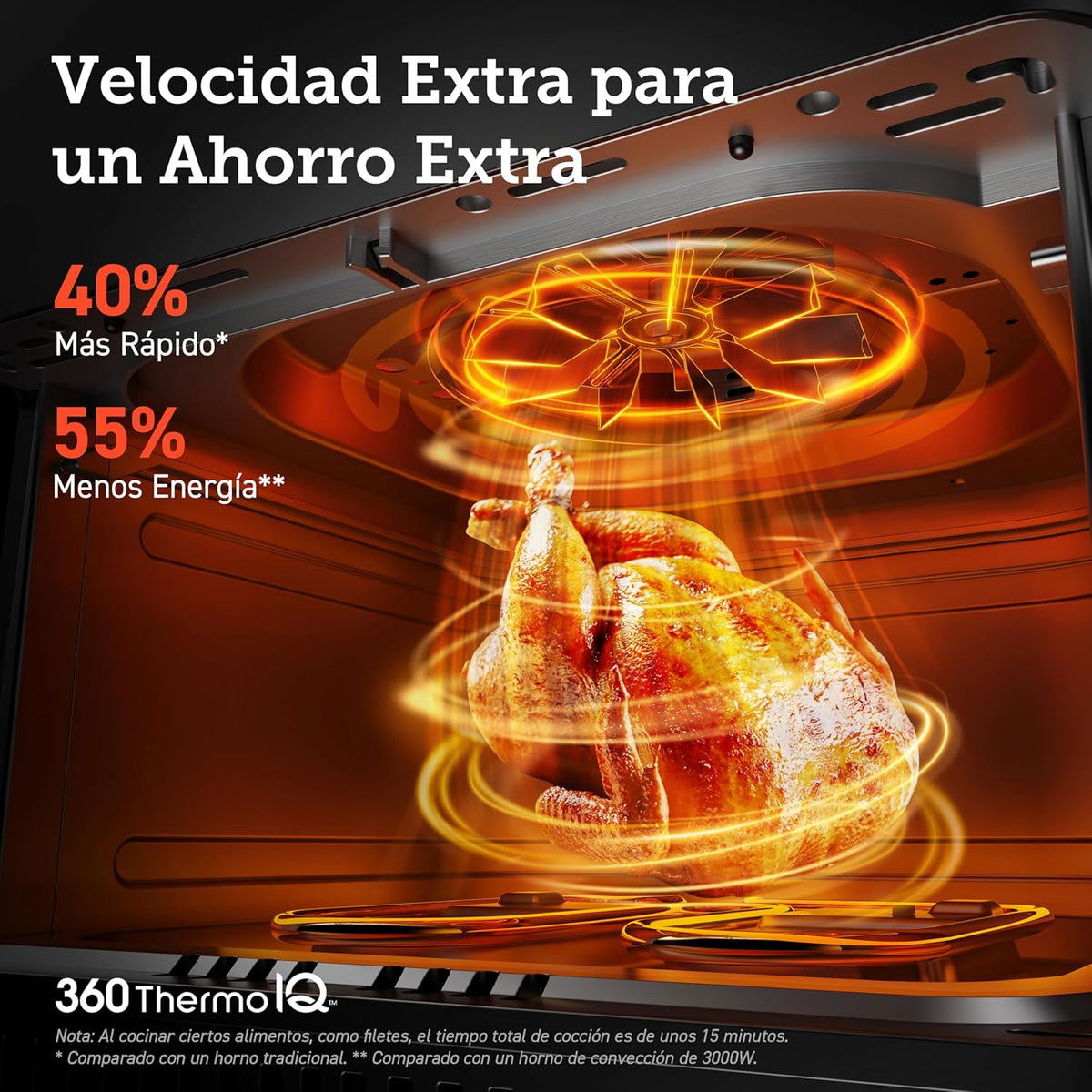 2026 Friteuse à air sans huile COSORI 6,4 L, double chauffage, sans remuer ni préchauffer, avec recettes en espagnol et 12 programmes, gris foncé, modèle CAF-P583S